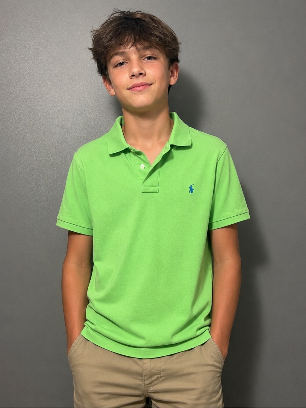 Polo by Ralph Lauren Lime Green Boys' Polo Shirt